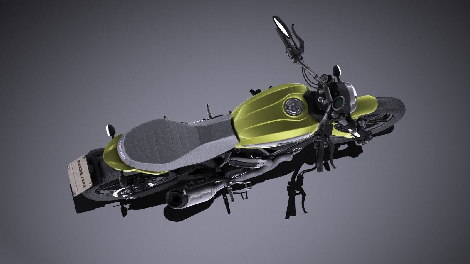 Ducati Scrambler Icon 2015 VRAY 3D model_7