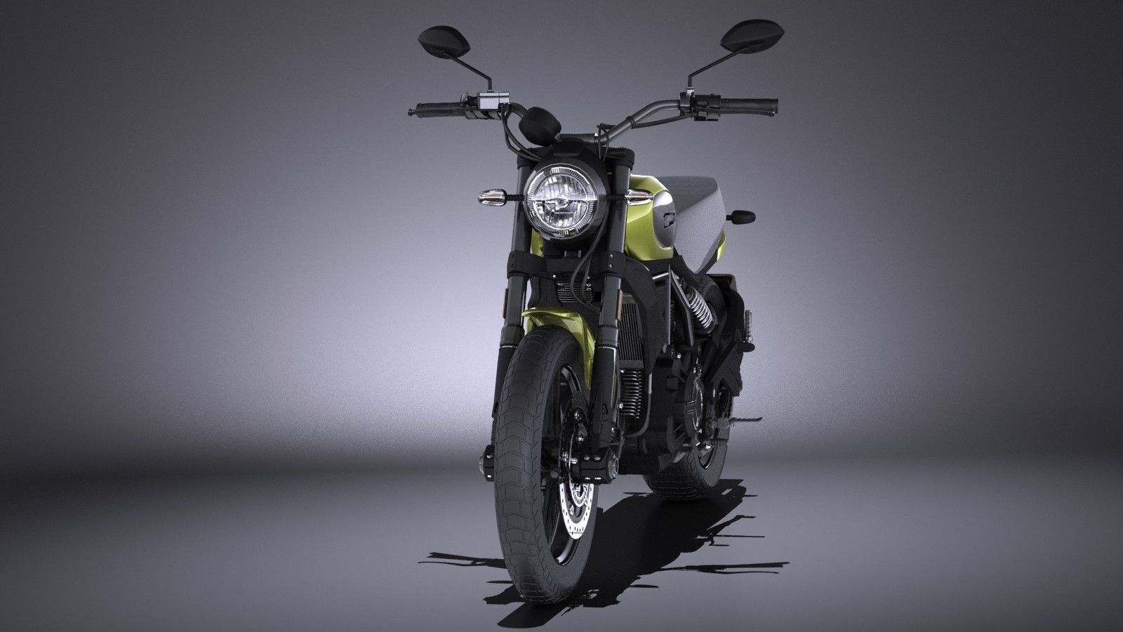 Ducati Scrambler Icon 2015 VRAY 3D model_1