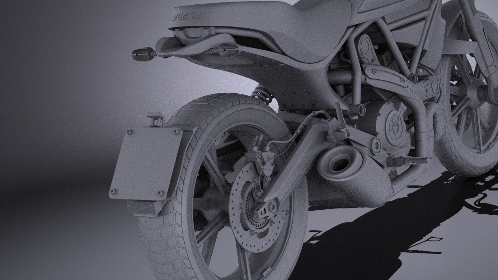 Ducati Scrambler Icon 2015 VRAY 3D model_10