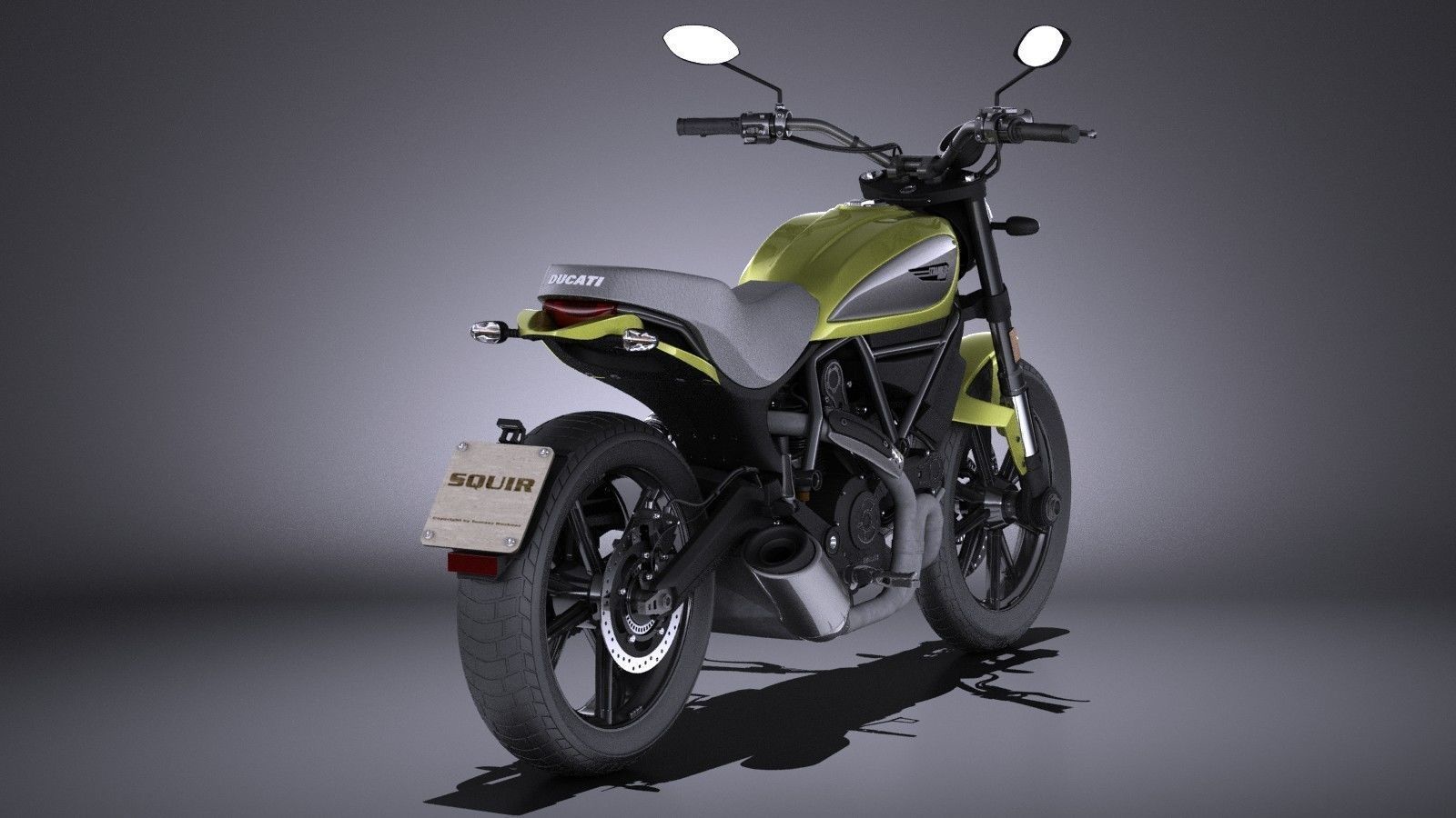 Ducati Scrambler Icon 2015 VRAY 3D model_5