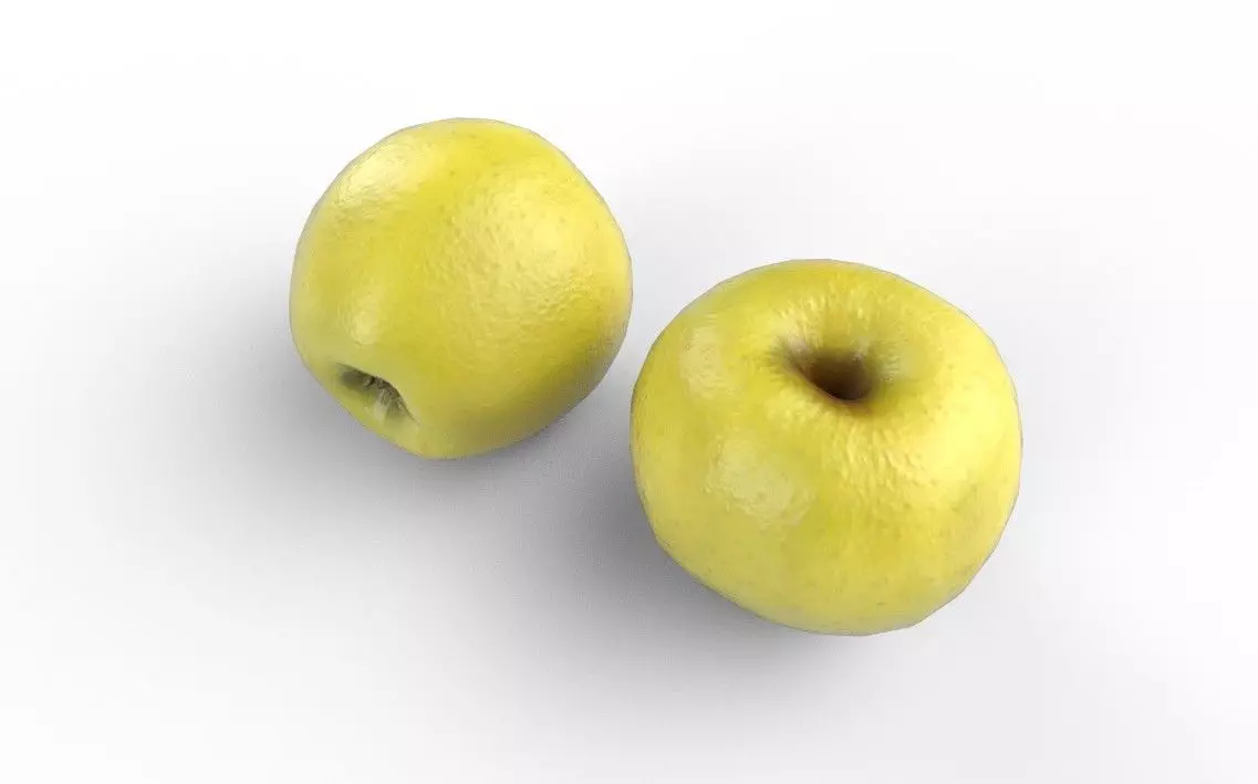 Apple M04 Low-poly 3D model_6