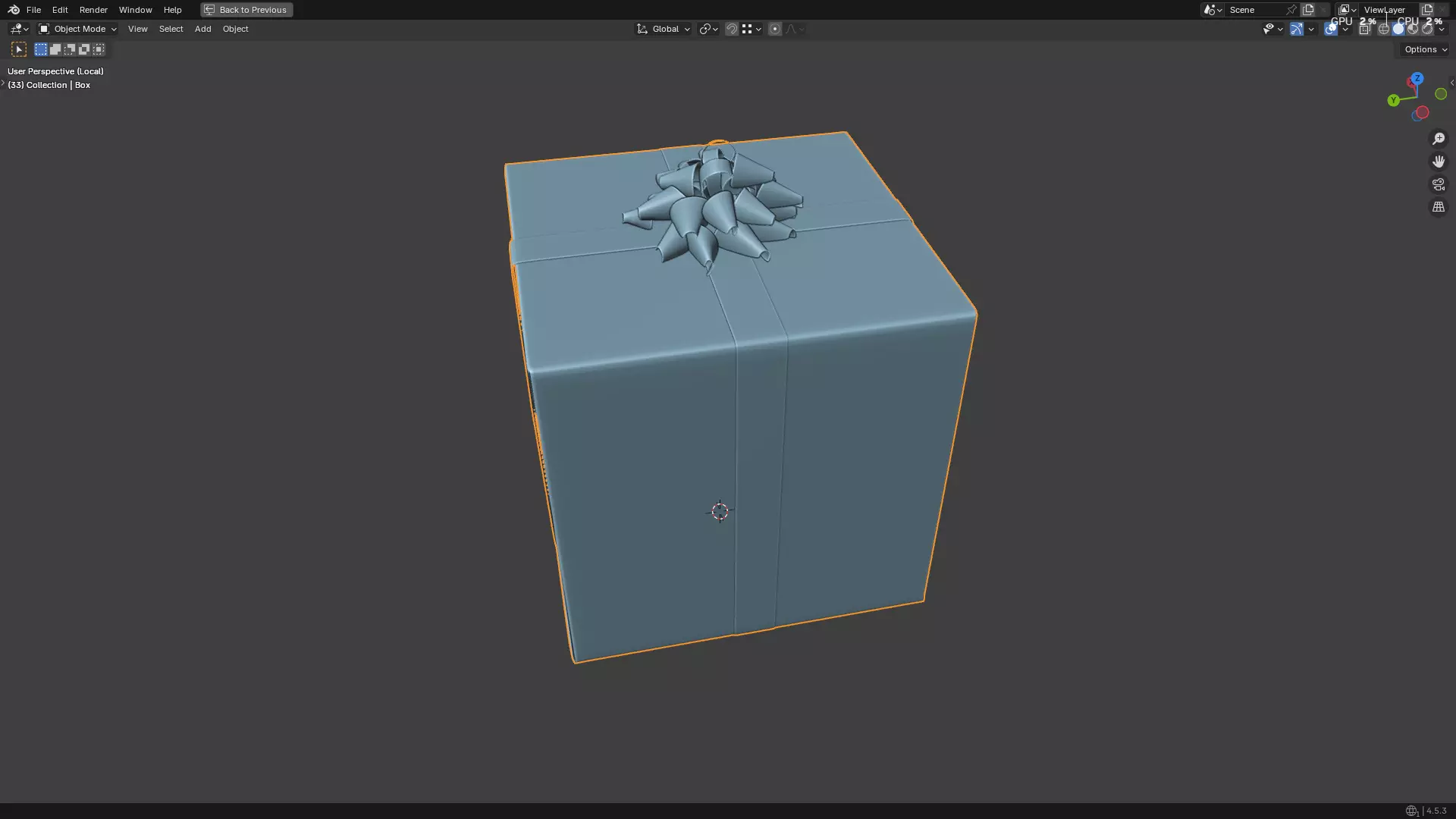 Christmas Present PBR 01 3D model_31