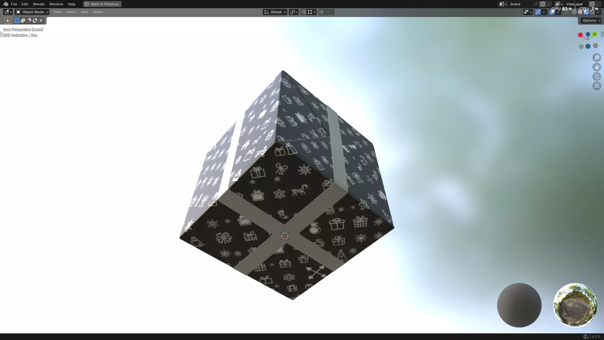 Christmas Present PBR 01 3D model_20