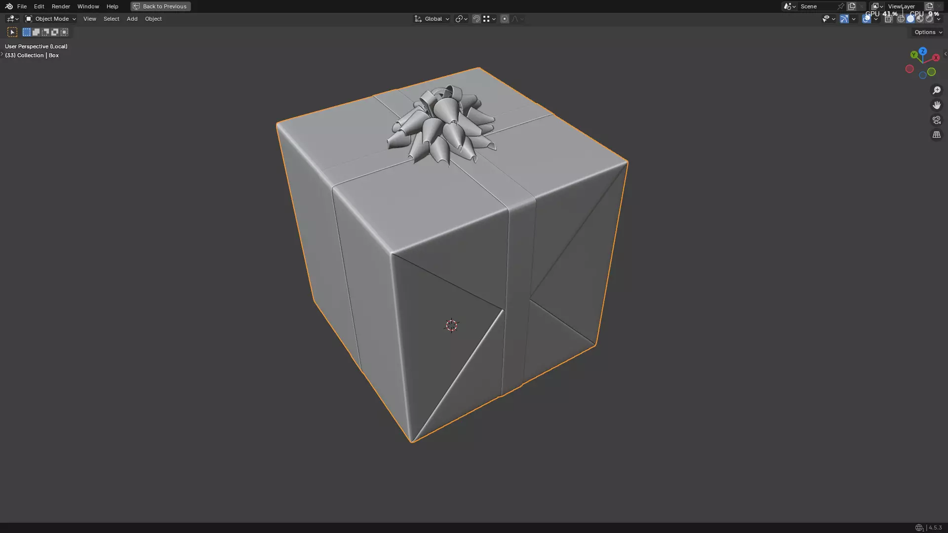 Christmas Present PBR 01 3D model_21