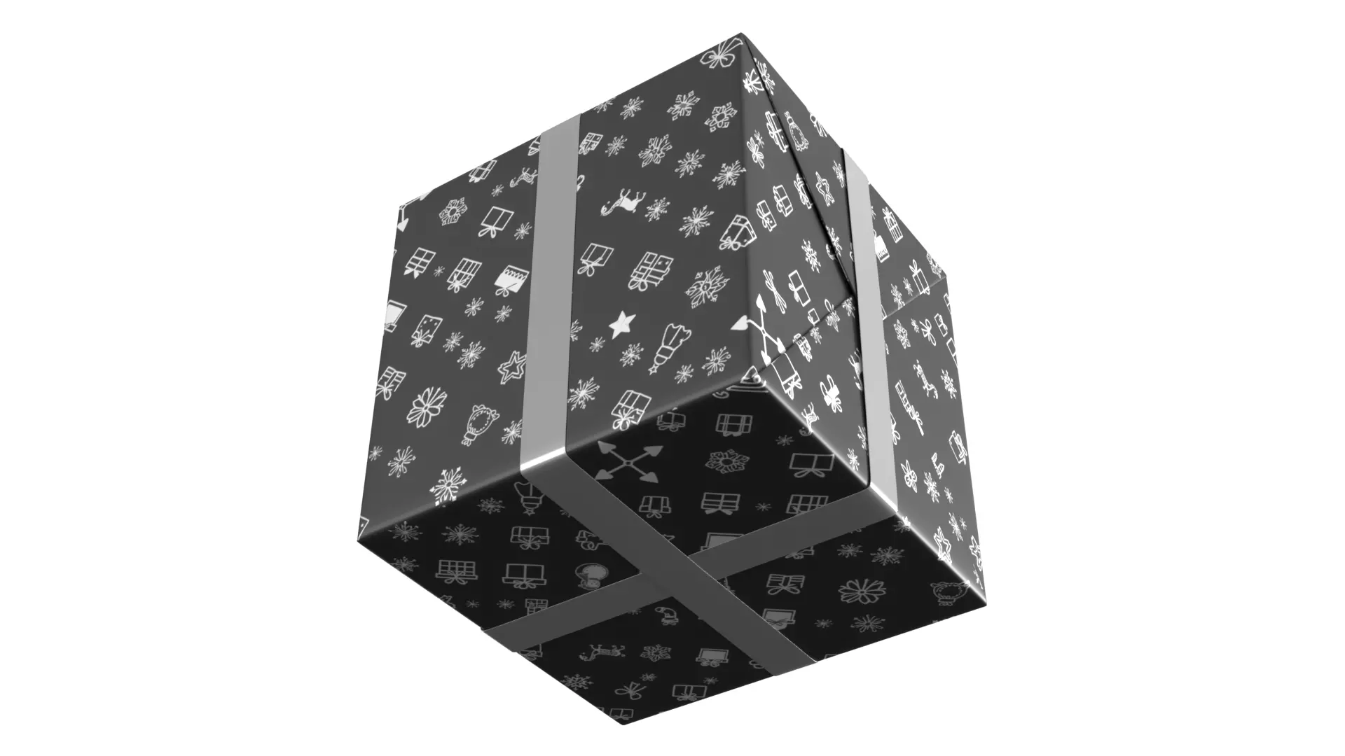 Christmas Present PBR 01 3D model_2