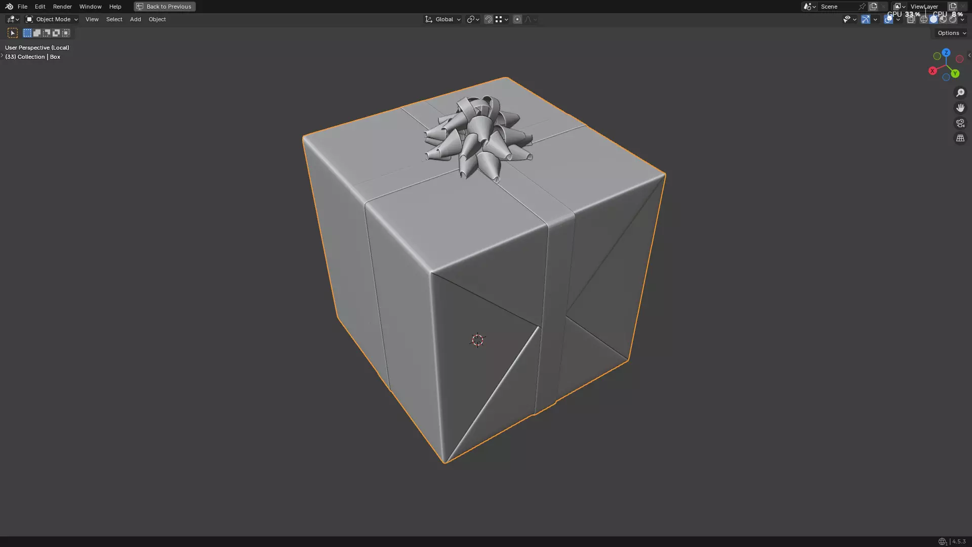 Christmas Present PBR 01 3D model_23