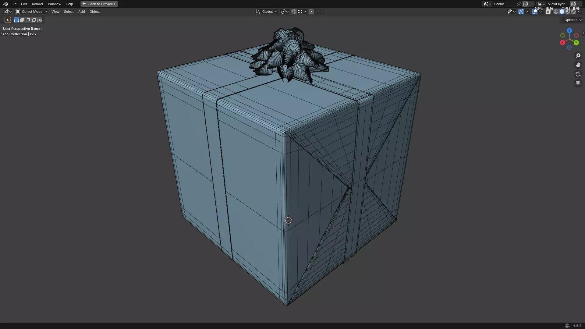 Christmas Present PBR 01 3D model_35