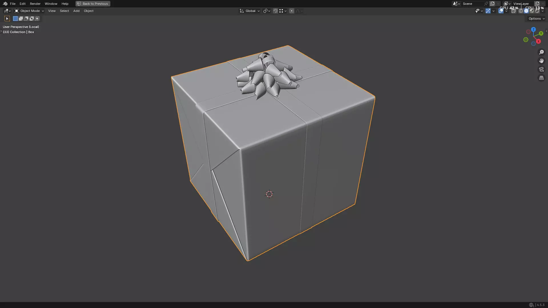 Christmas Present PBR 01 3D model_22