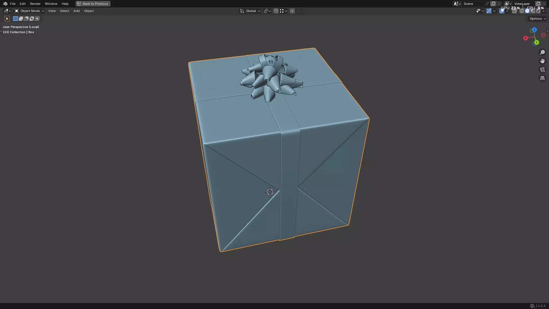 Christmas Present PBR 01 3D model_30