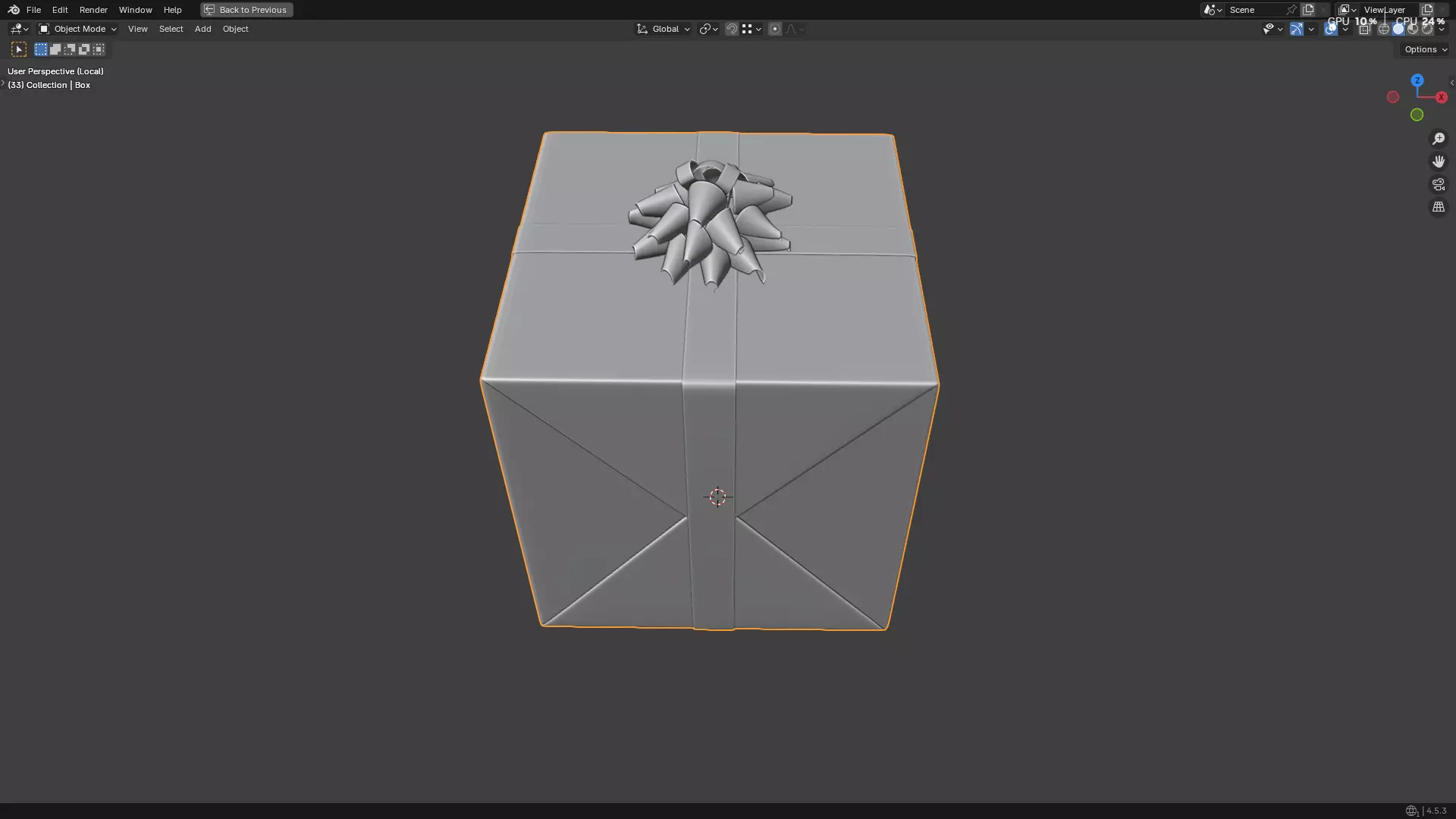 Christmas Present PBR 01 3D model_25