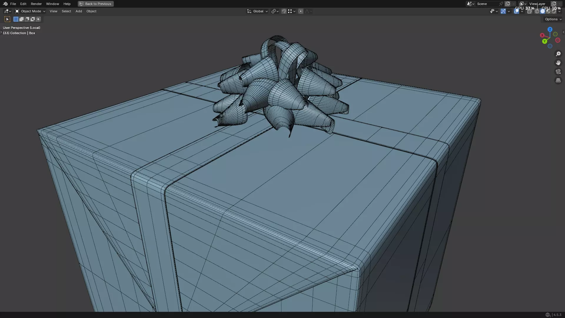 Christmas Present PBR 01 3D model_41