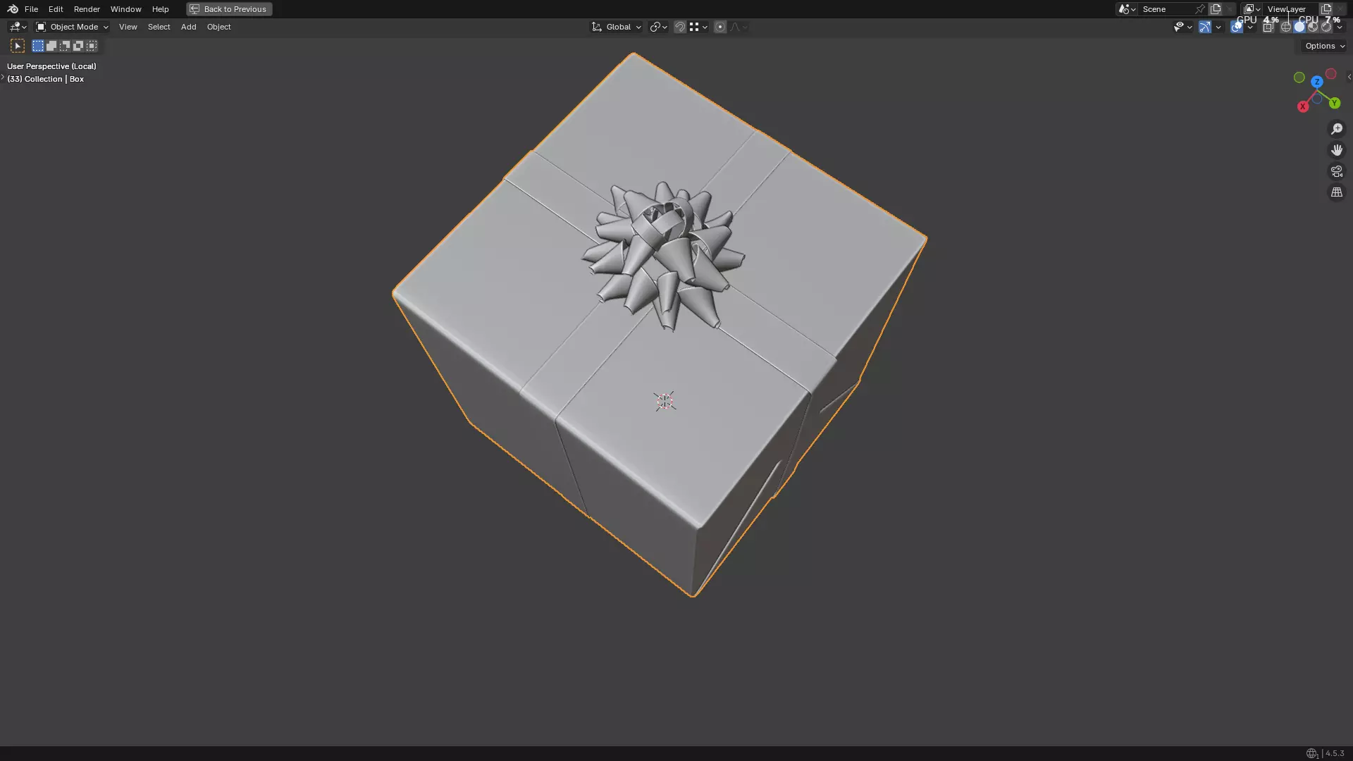 Christmas Present PBR 01 3D model_26