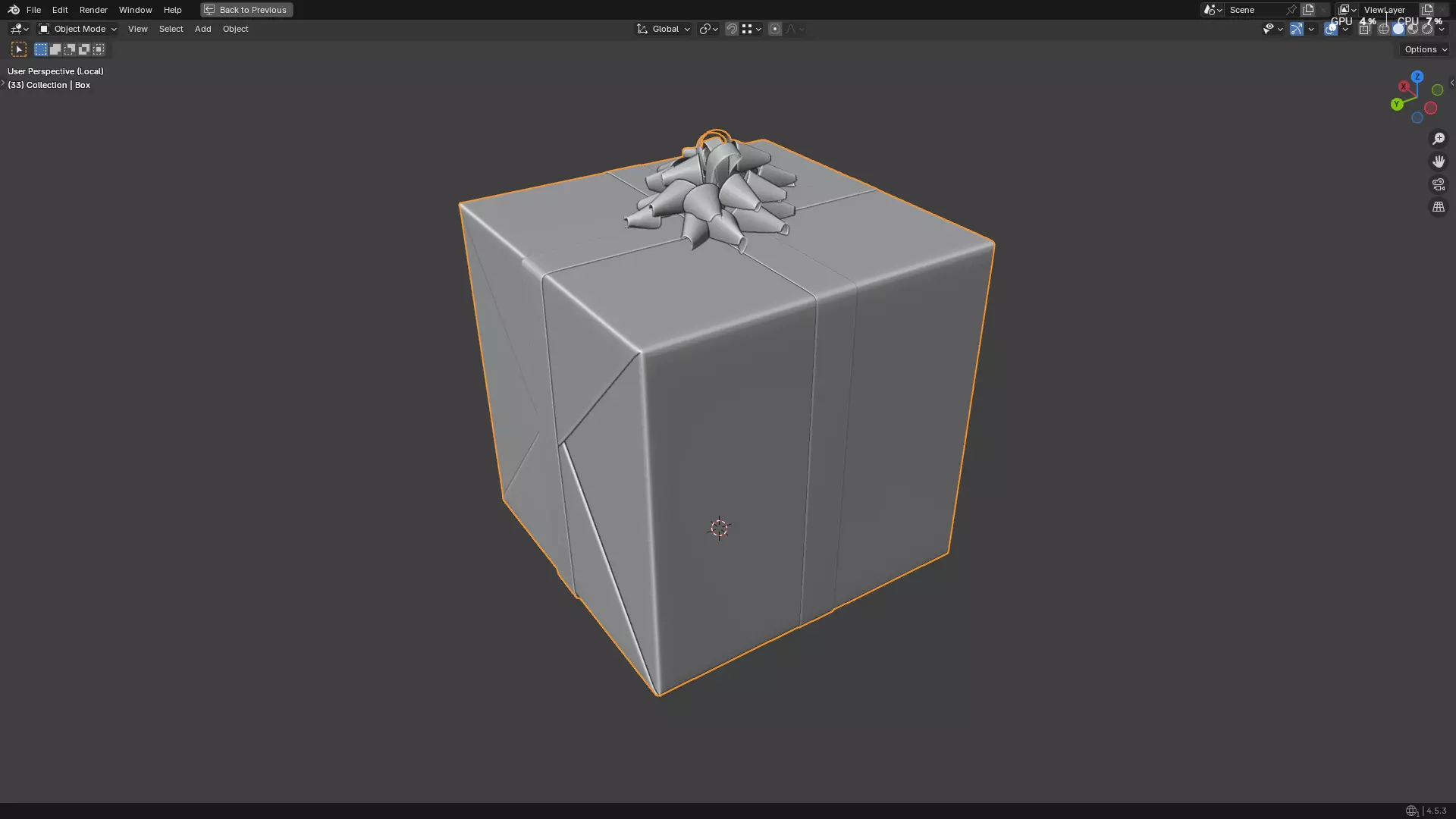 Christmas Present PBR 01 3D model_24