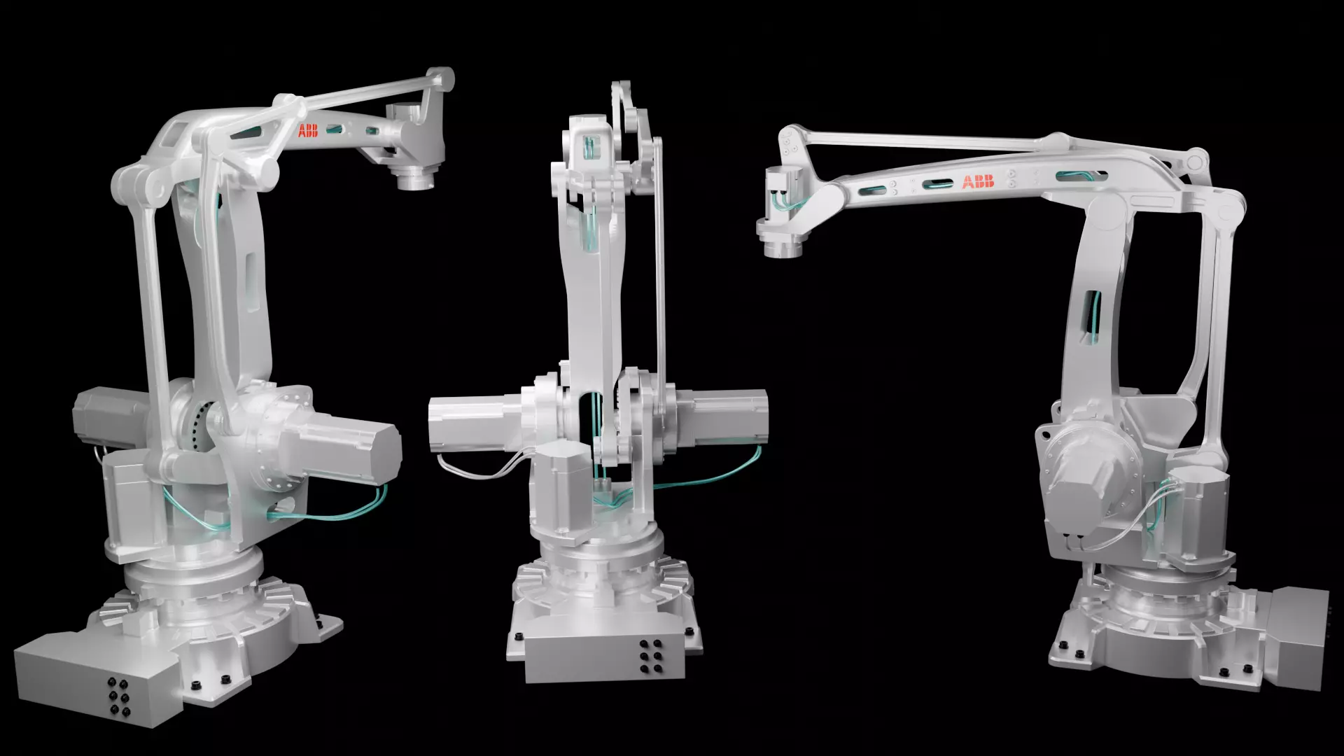 ABB IRB 460 Industrial High Speed Robotic Arm 3D model