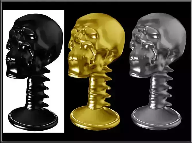 Mannequin Head Skull