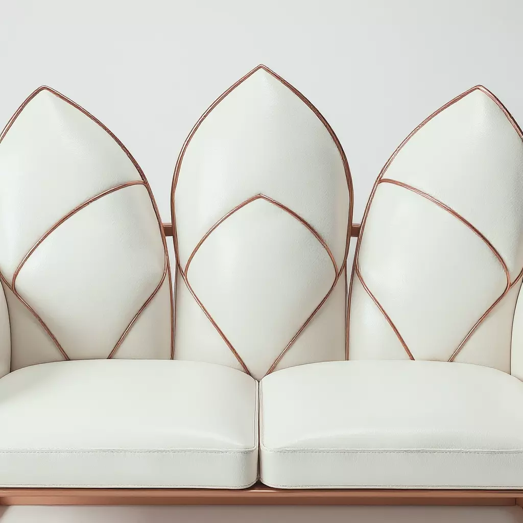 Lushin Three Seater Sofa 3D model_4