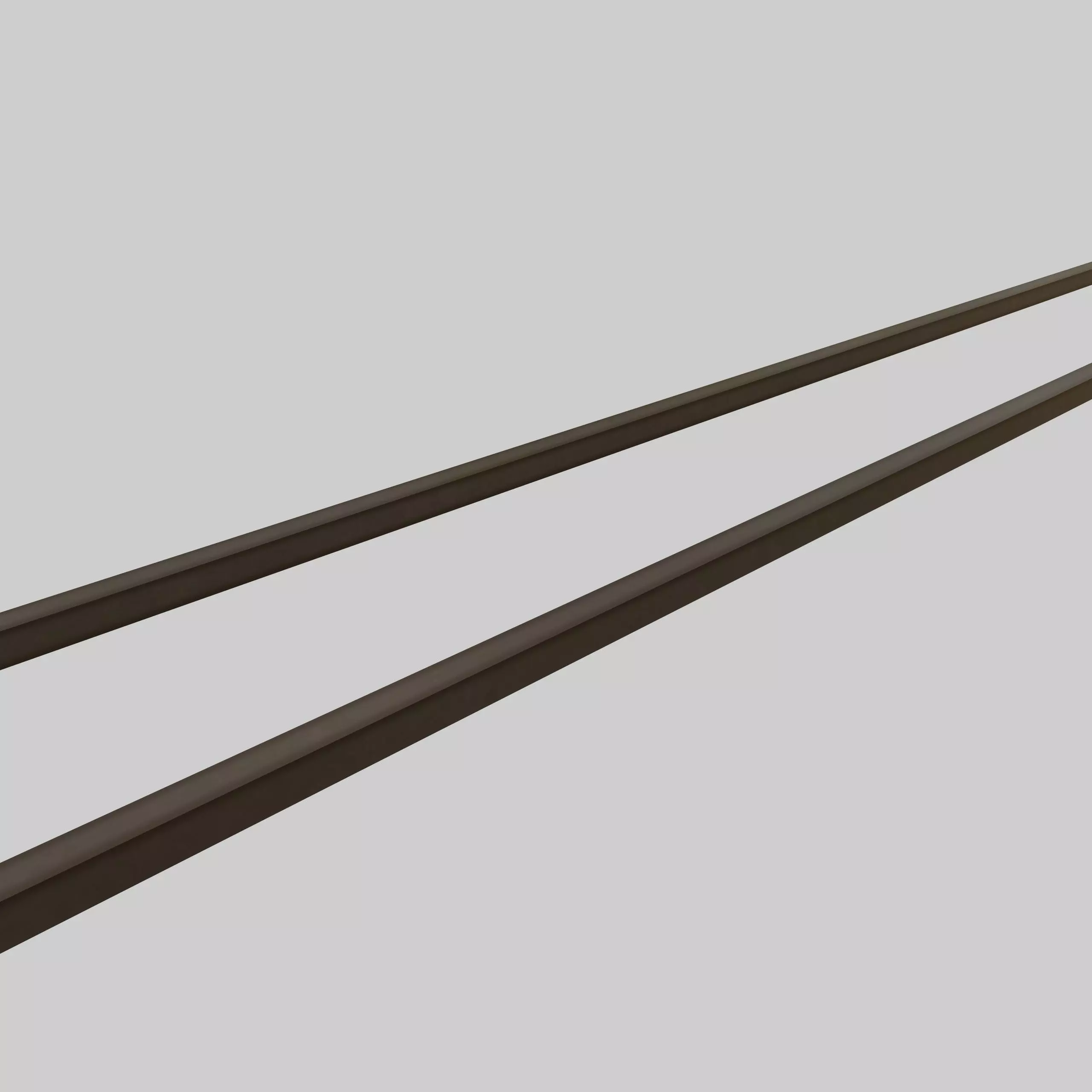 Crane Rail Free low-poly 3D model_3