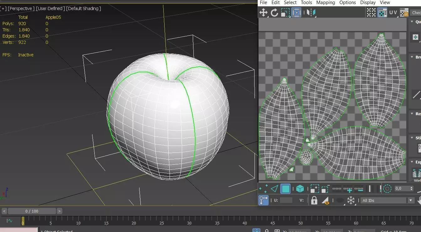 Apple M05 Low-poly 3D model_3