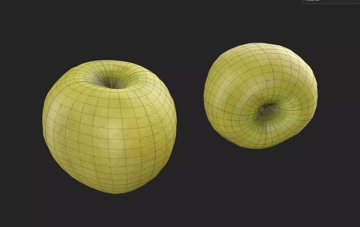 Apple M05 Low-poly 3D model_1