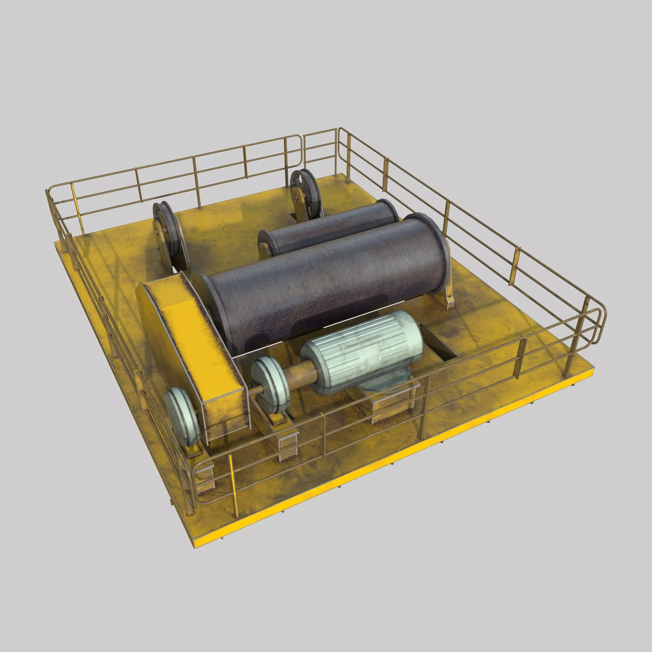 CT Structure Crane Low-poly 3D model_1