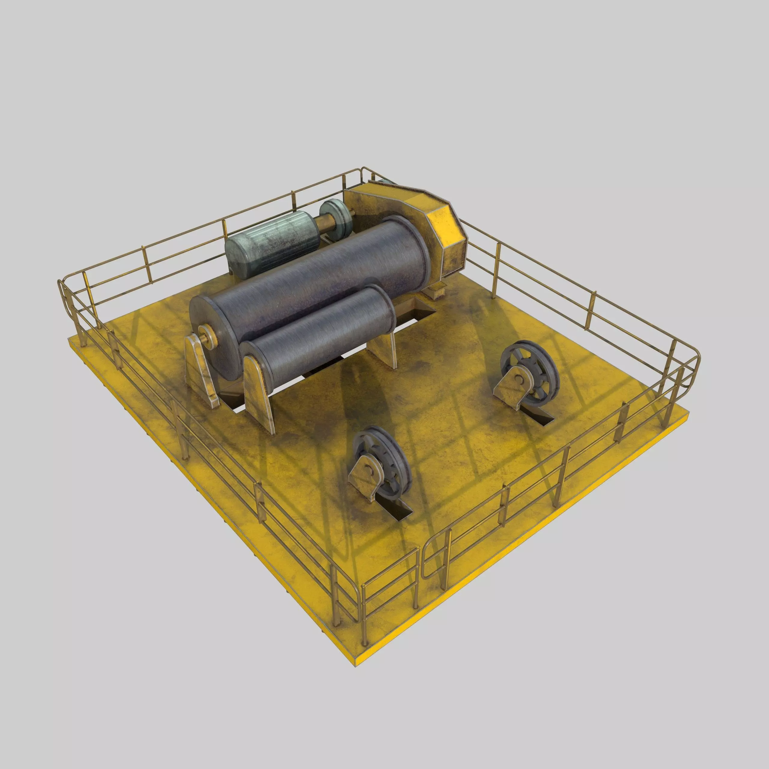 CT Structure Crane Low-poly 3D model_0