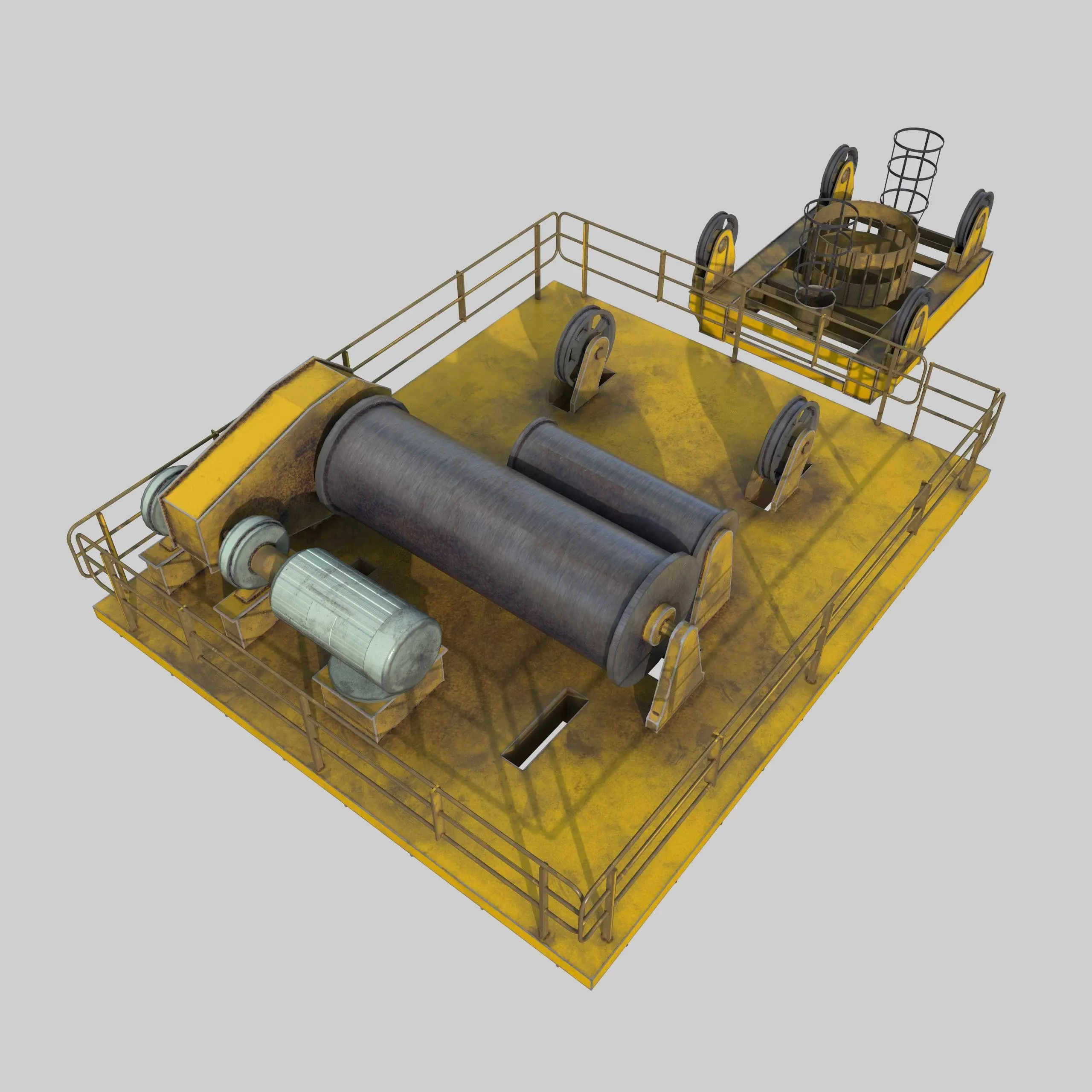 CT Structure Crane Low-poly 3D model_5
