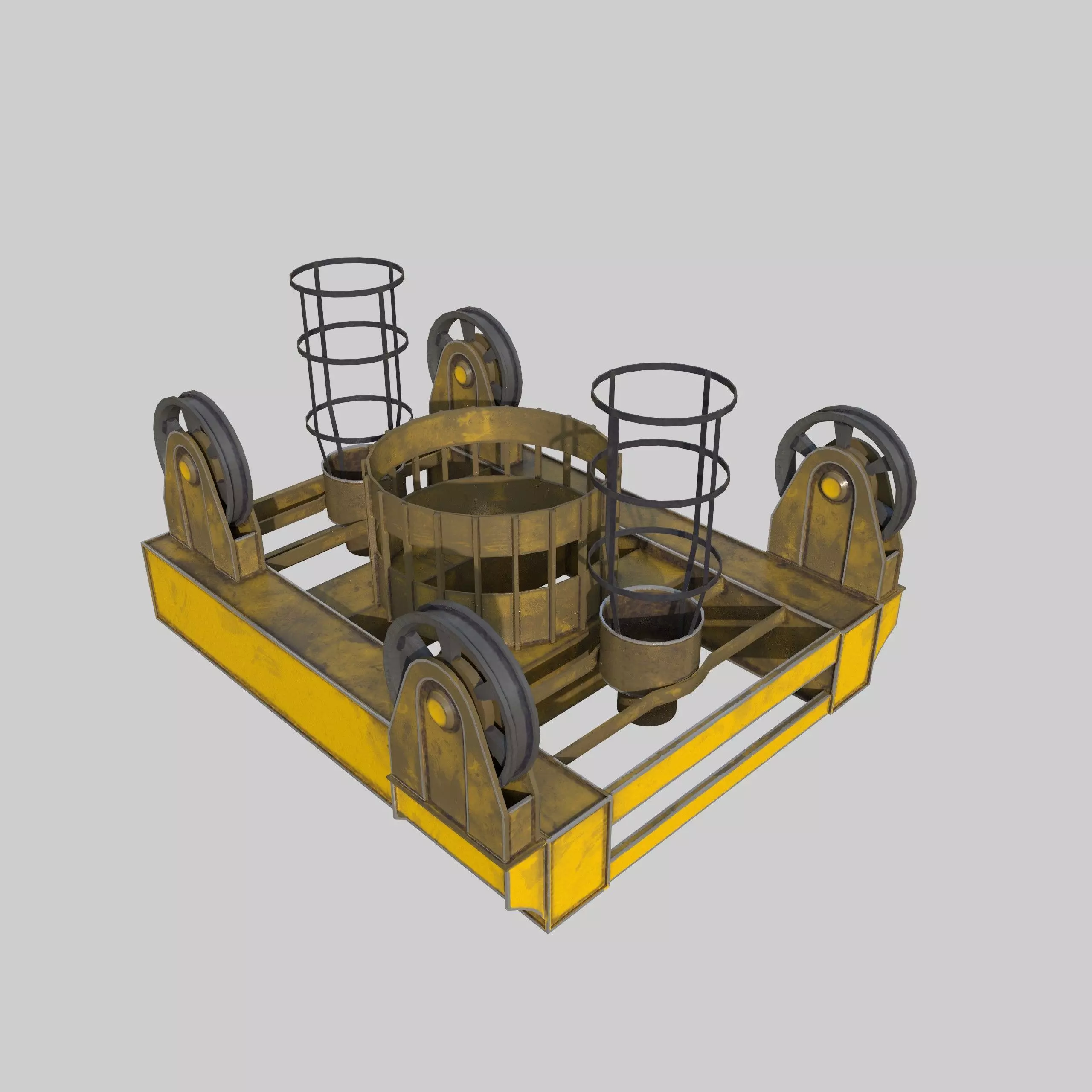 CT Structure Crane Low-poly 3D model_2