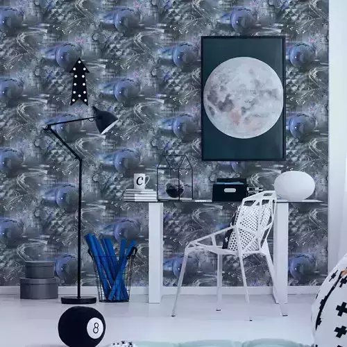 Cosmic Sci Fi Abstract Wallpaper