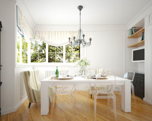 Living-dinning room 3D model