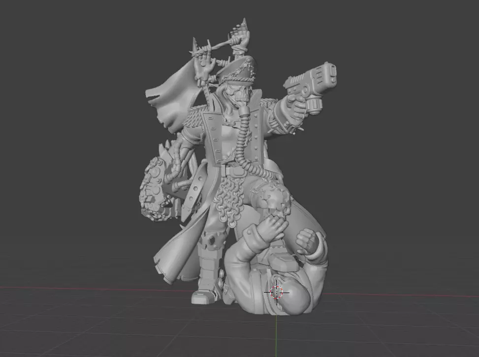3D printing model - renegade death division commissar 3D print model_0