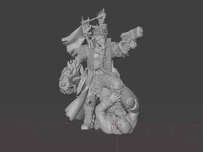 3D printing model - renegade death division commissar