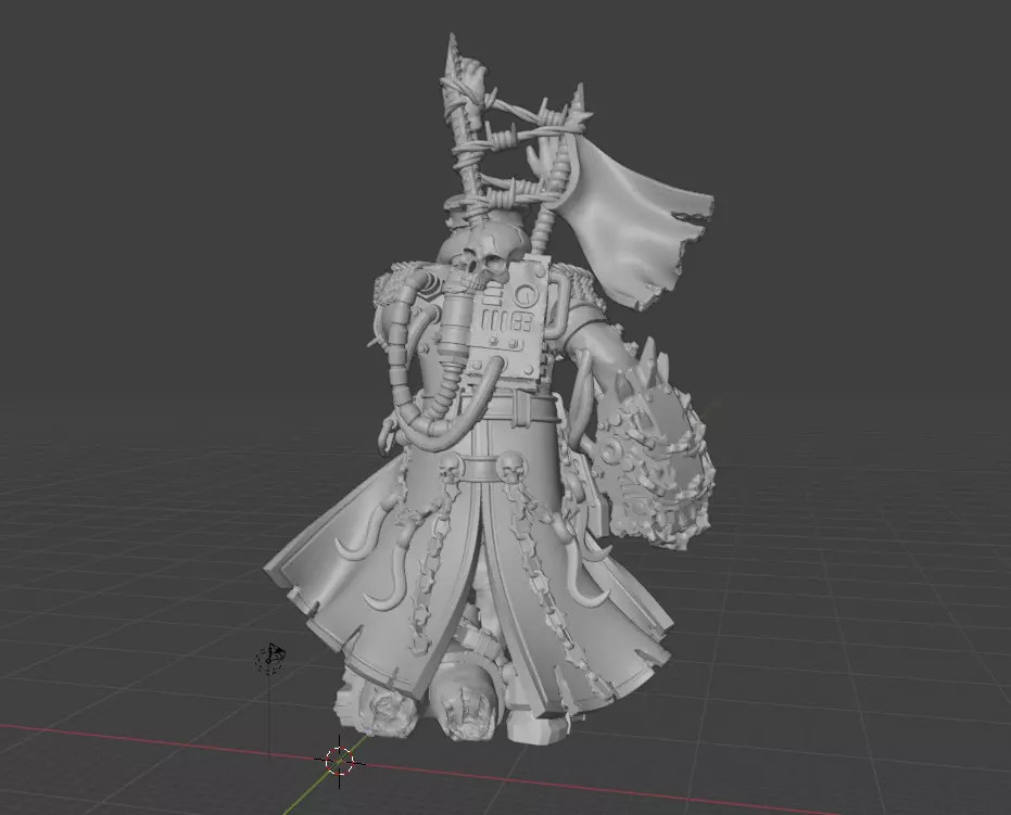 3D printing model - renegade death division commissar 3D print model_2