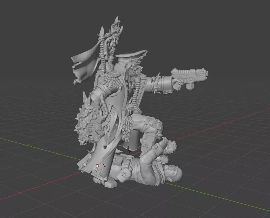 3D printing model - renegade death division commissar 3D print model_3