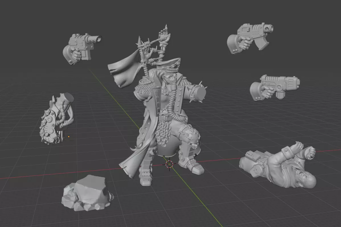 3D printing model - renegade death division commissar 3D print model_4