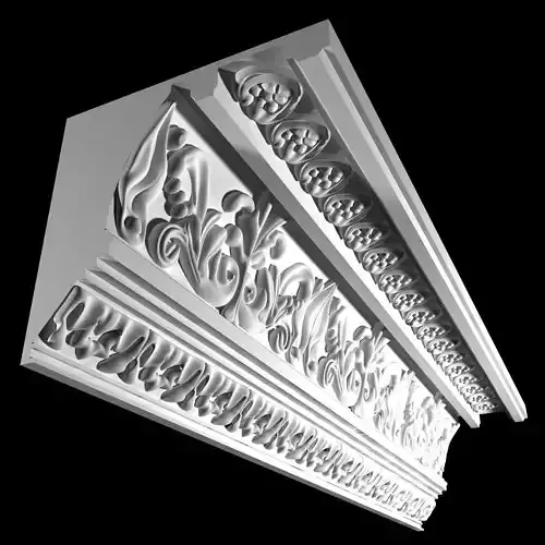 Big Classic Cornice 3D model