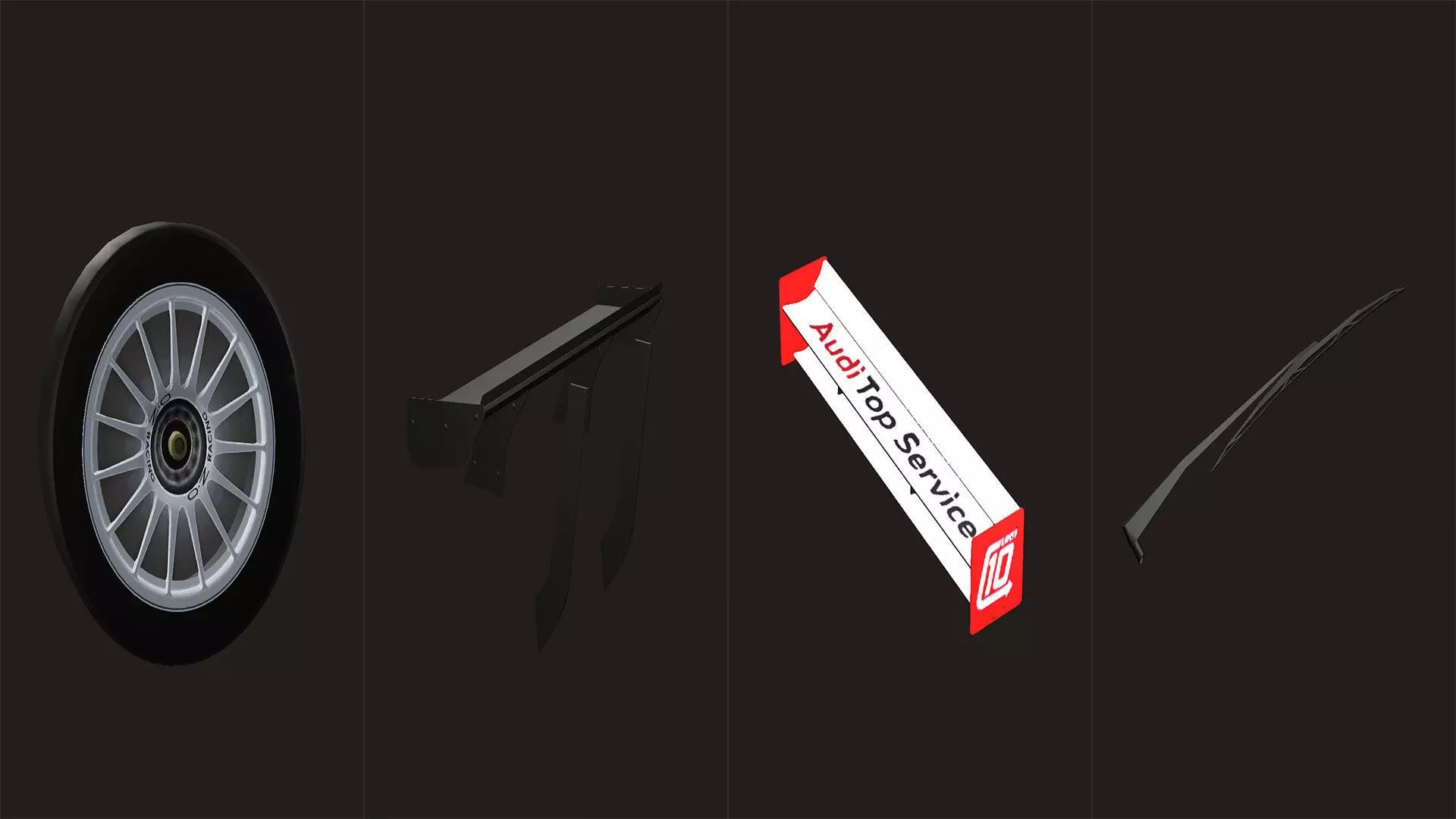 Nissan GT-R Nismo 2024 Race Car 3D Model Low-poly 3D model_17