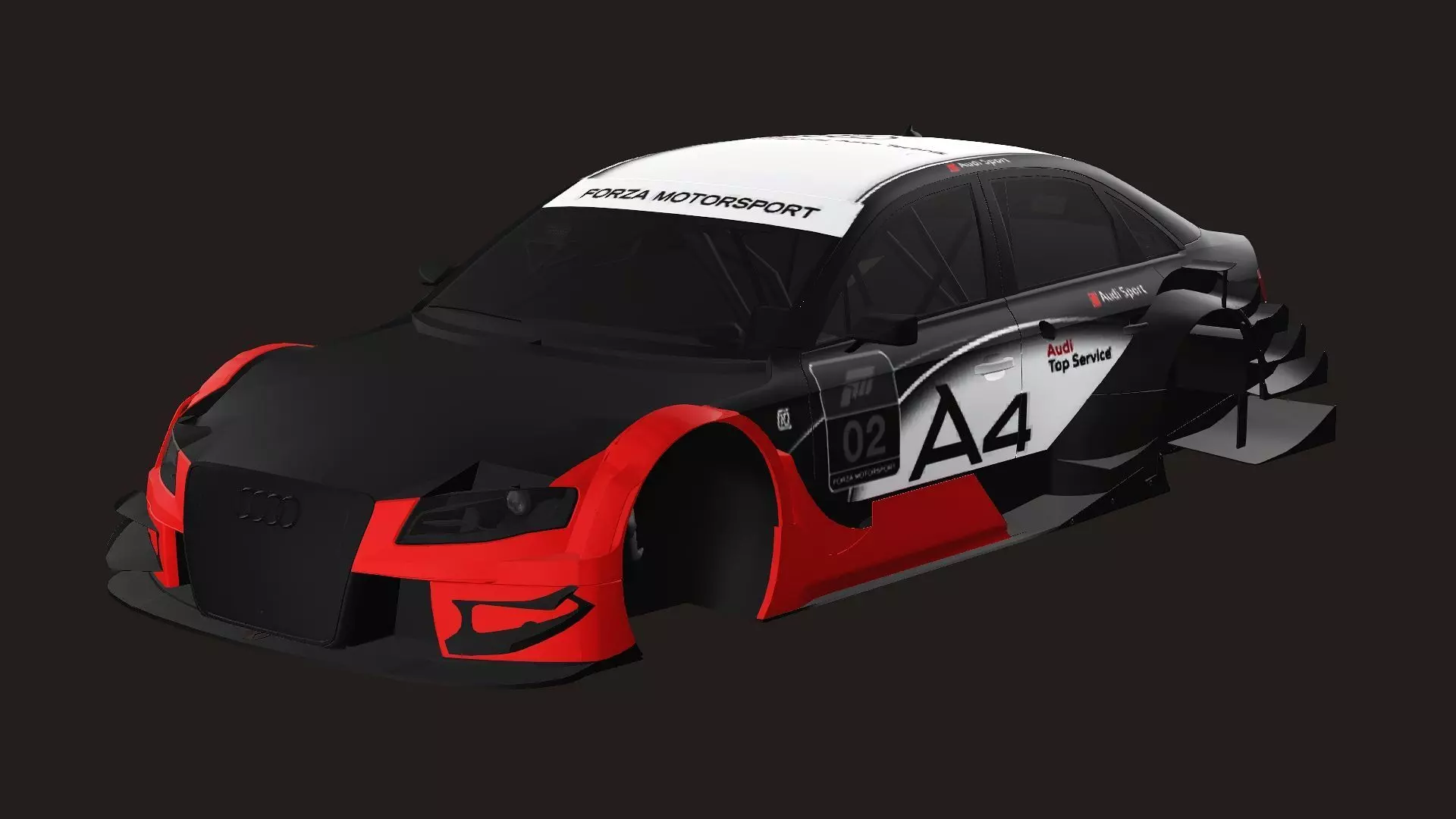 Nissan GT-R Nismo 2024 Race Car 3D Model Low-poly 3D model_19