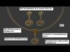 3D Printable Earring And Chain Set-9 -Handmade Gift - DIY 3D print model_1