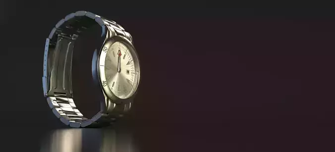 WATCH---Stainless Steel 3D model