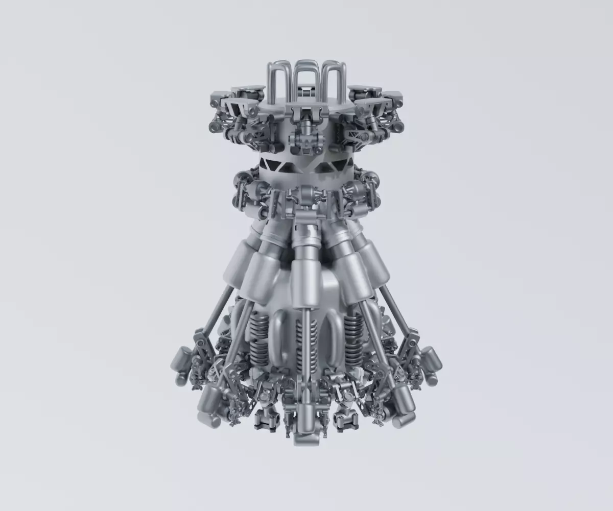 Scifi Ionic Reactor Concept 3D model_2