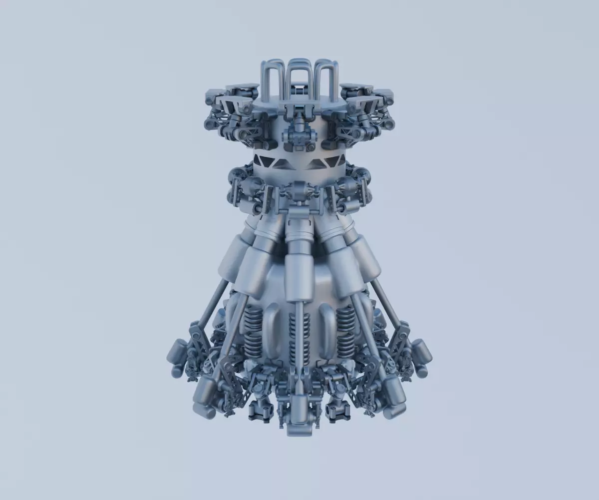 Scifi Ionic Reactor Concept 3D model_5