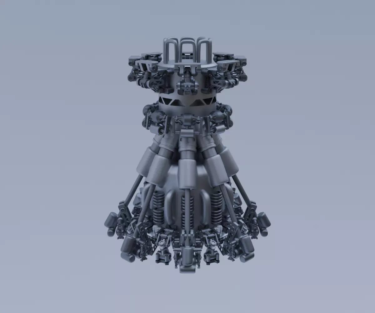 Scifi Ionic Reactor Concept 3D model_1