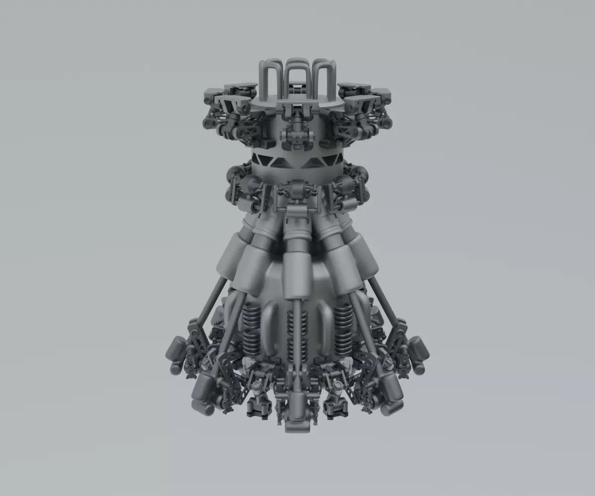 Scifi Ionic Reactor Concept 3D model_0