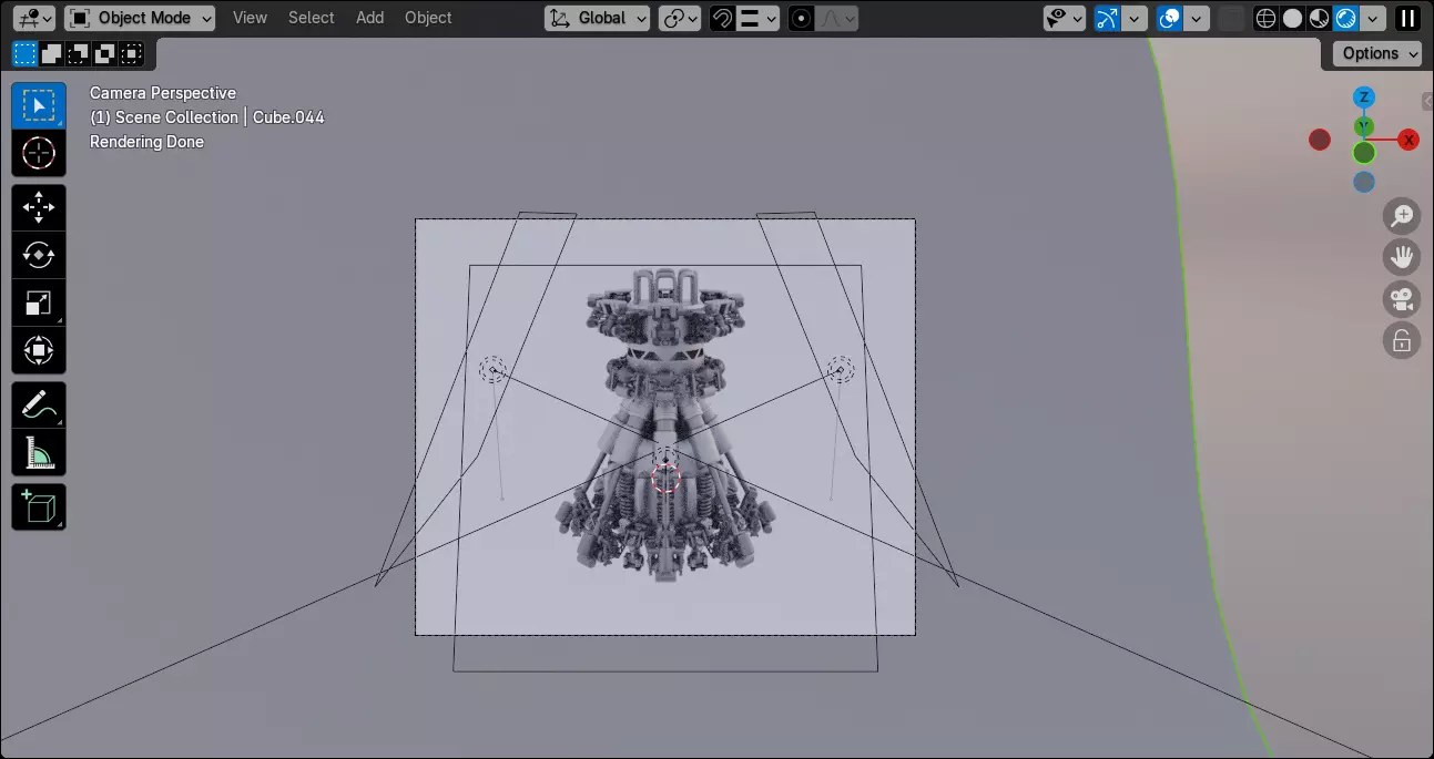 Scifi Ionic Reactor Concept 3D model_18