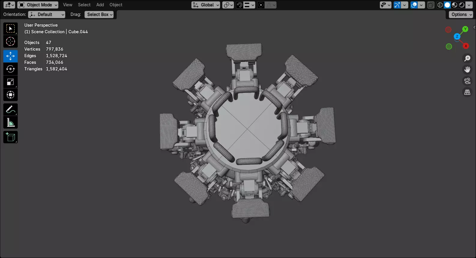 Scifi Ionic Reactor Concept 3D model_20
