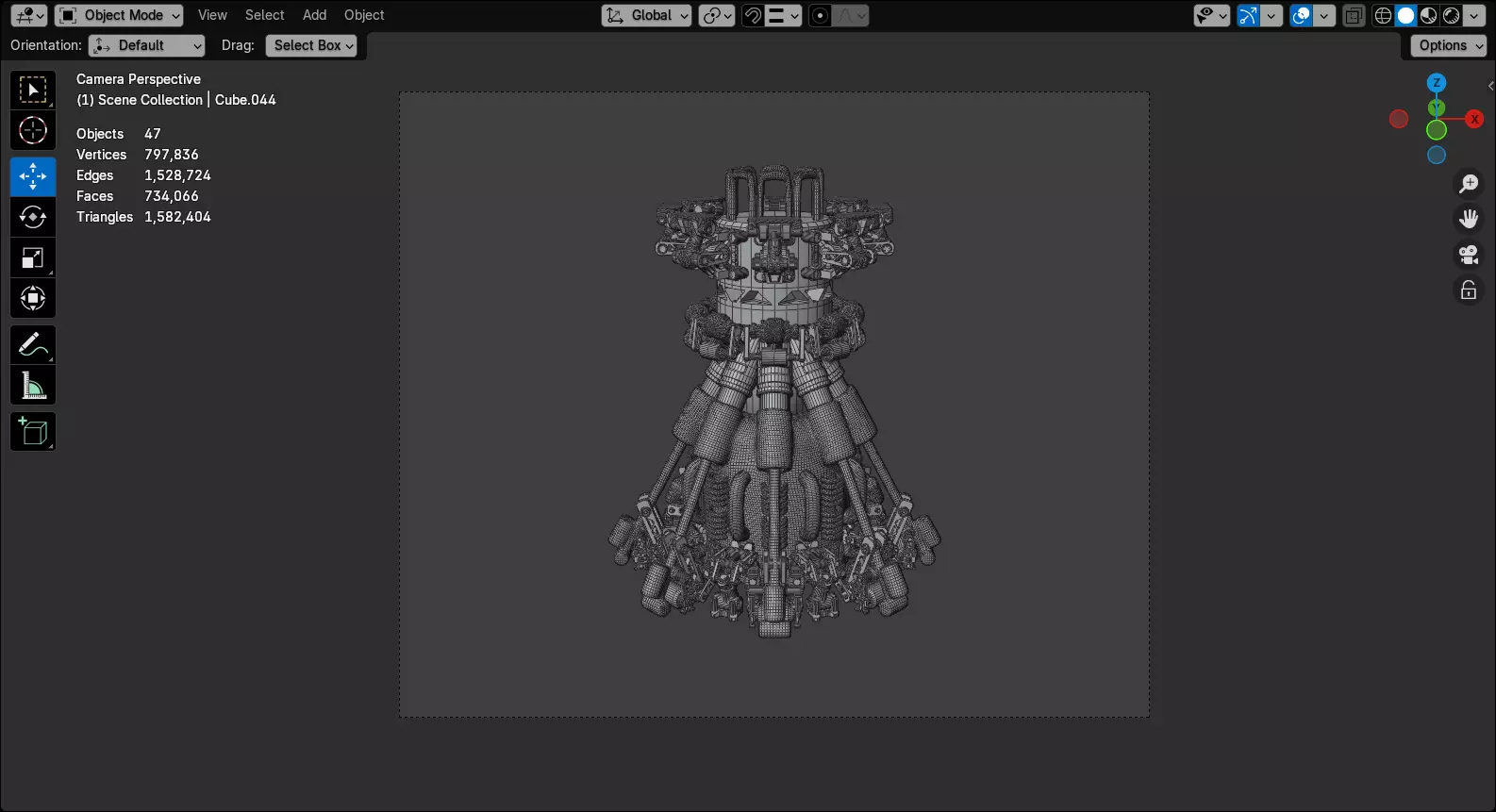 Scifi Ionic Reactor Concept 3D model_19