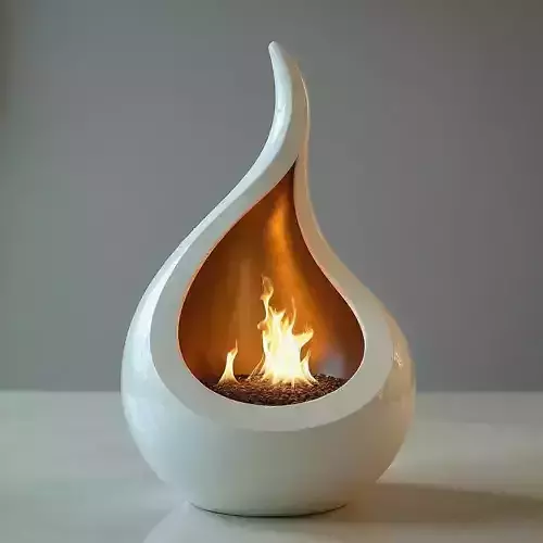 FlareWave  Modern and Unique Fireplace