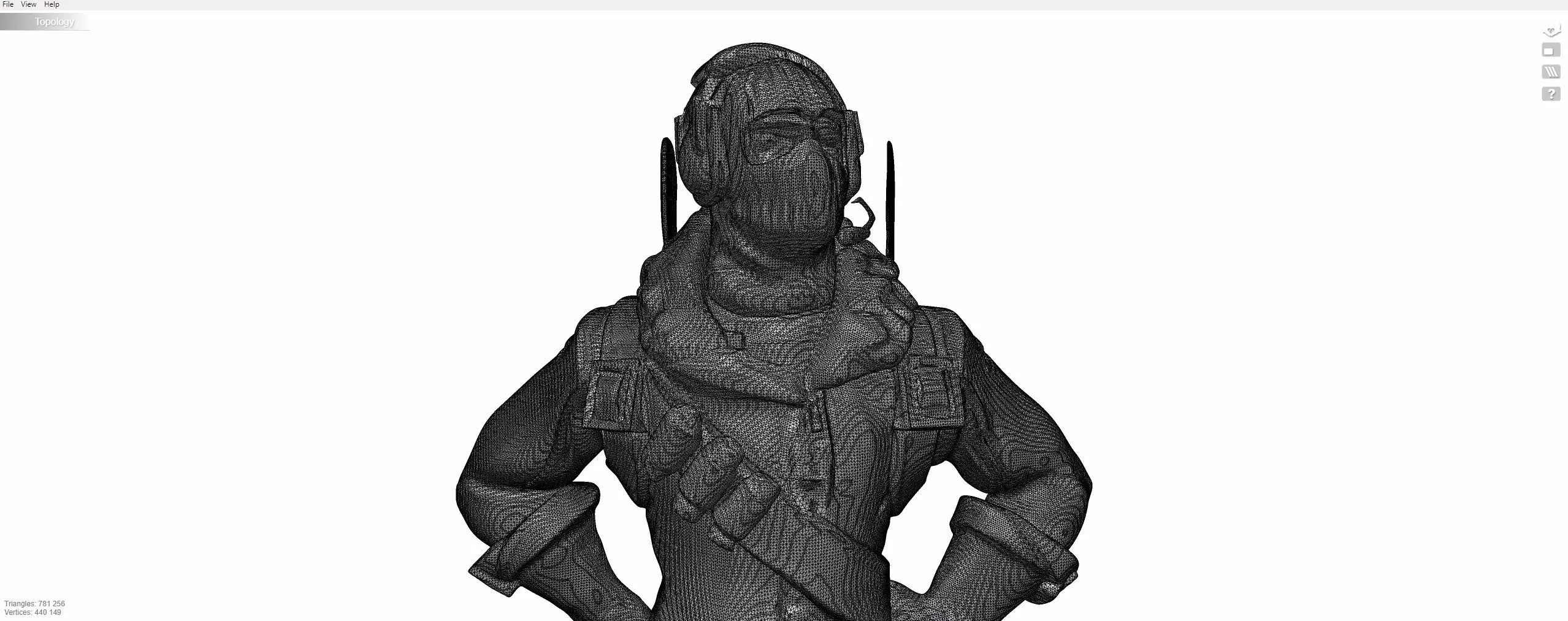 Raptor skin from Fortnite 3D model_9