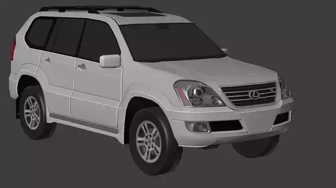 2006-2009 Lexus GX470 3D model Game Ready