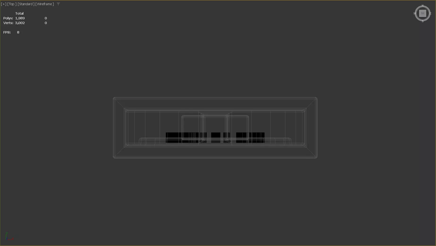 Stylized Low-Poly Gravestone Low-poly 3D model_14